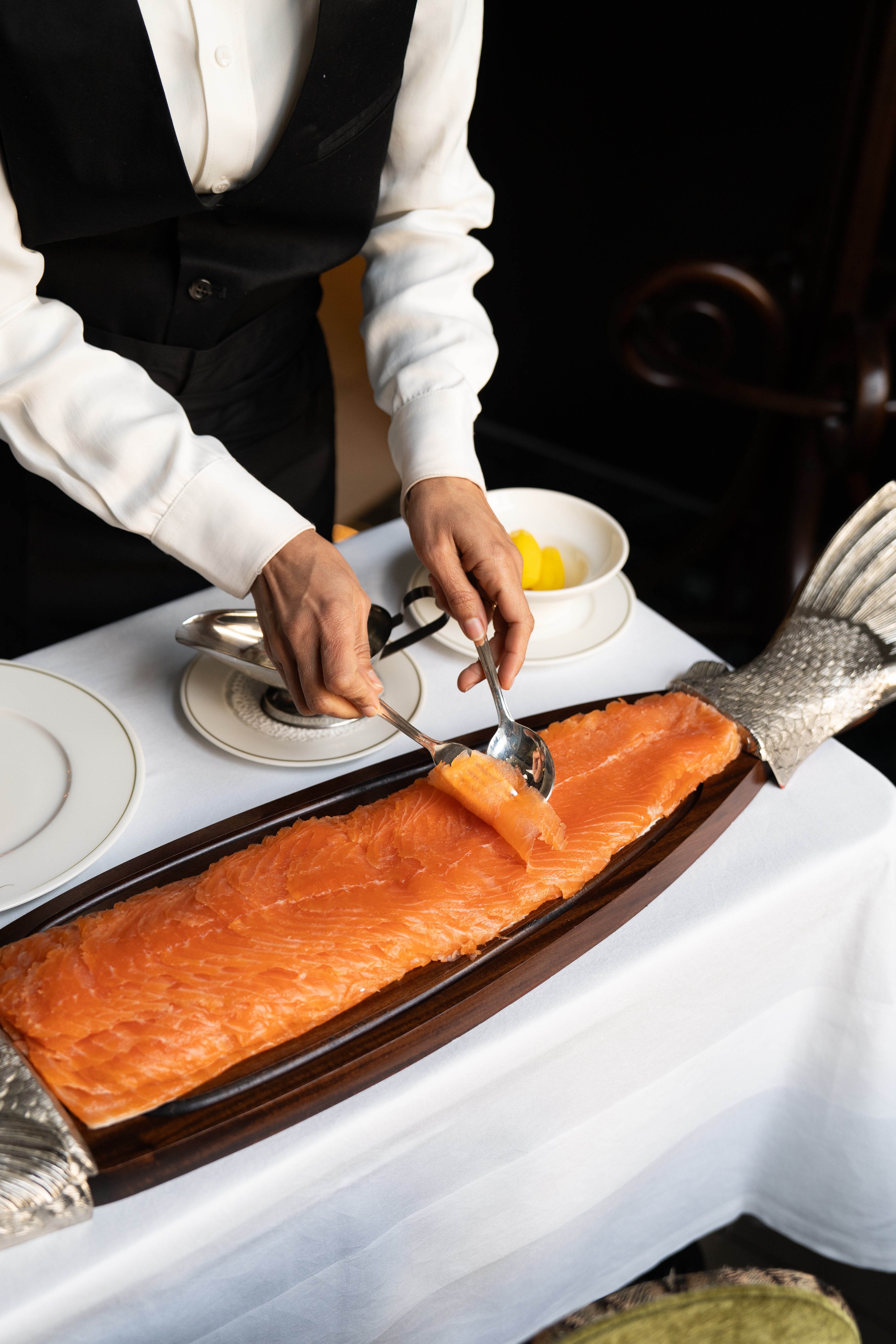 service guéridon brasserie roseaux