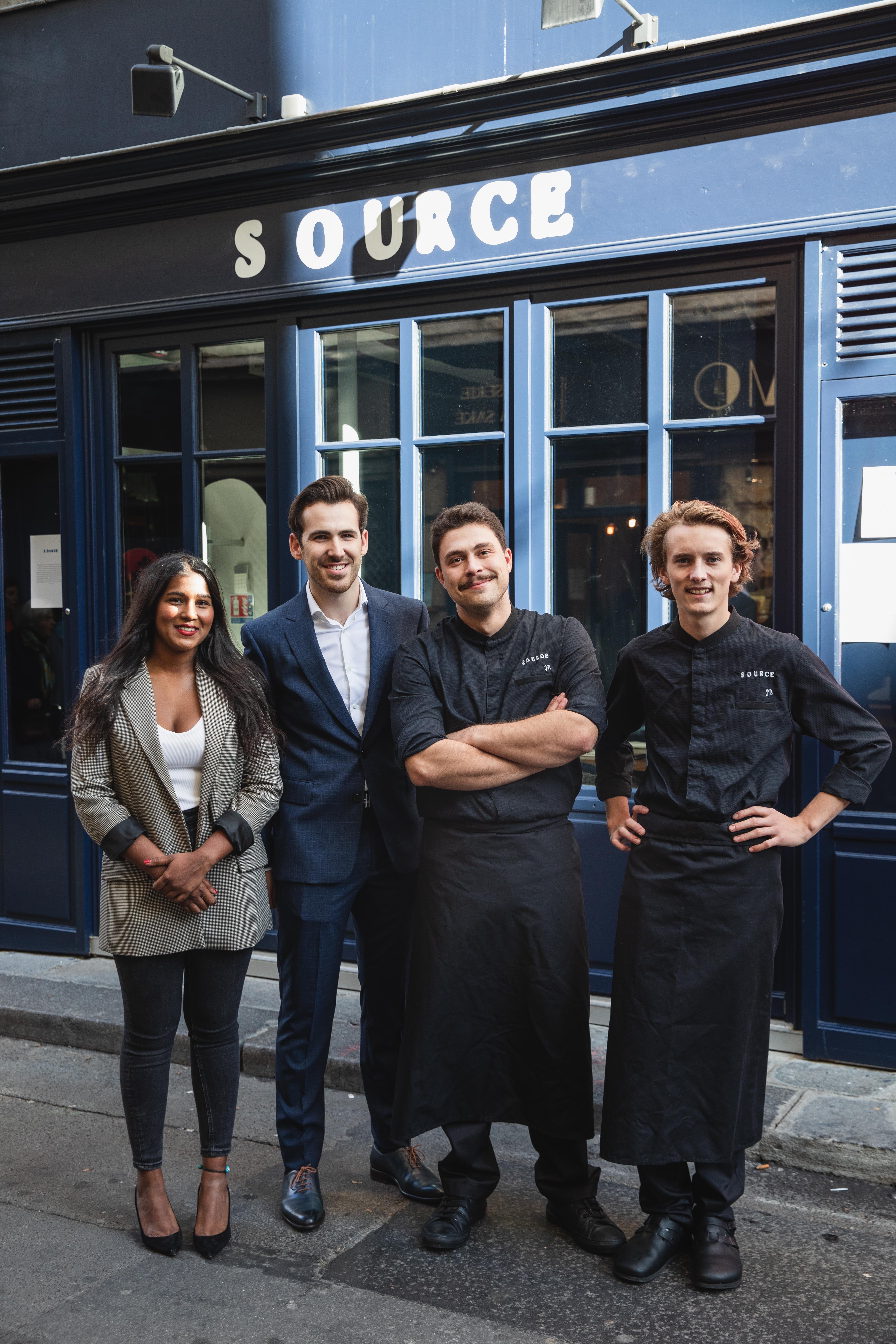 L'équipe du restaurant Source ©The Travel Buds
