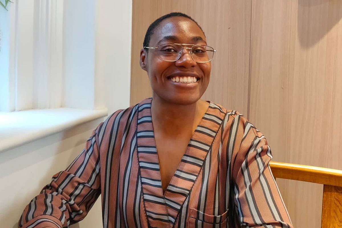 La sommelière Audrey Annoh-Antwi.