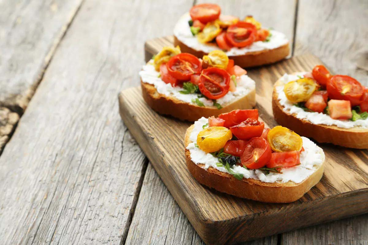 Bruschetta chèvre - Fine Dining Lovers