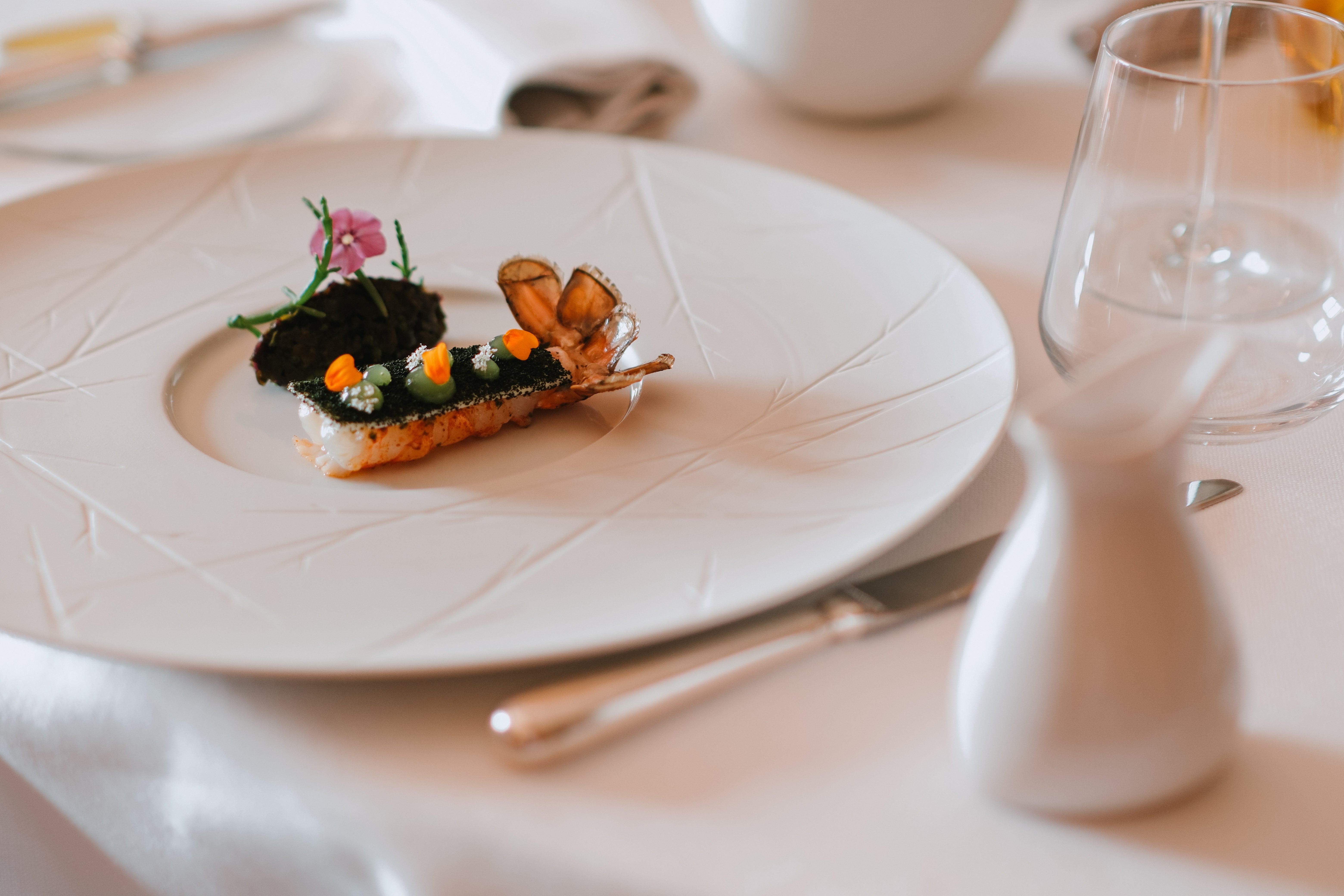 La Table de l'Orangerie, plat du chef Marc Fontanne
