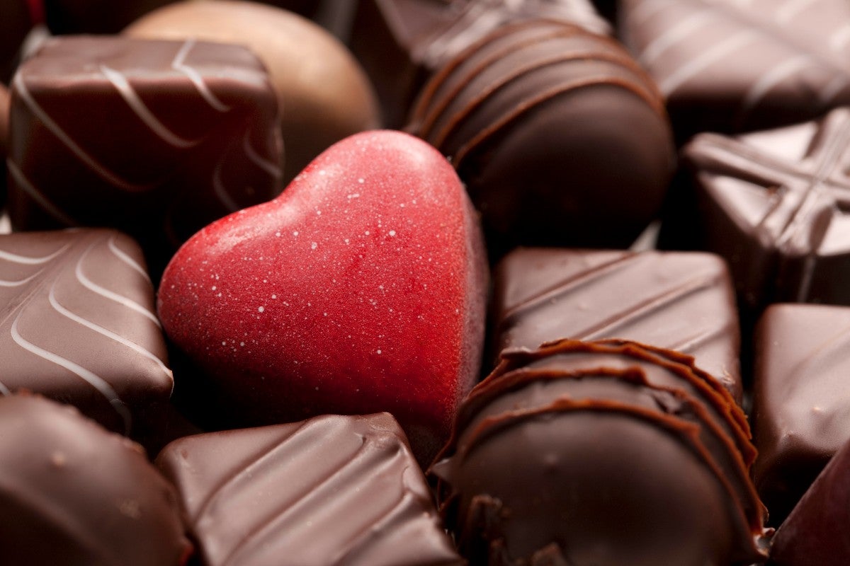 Chocolat pour Saint Valentin