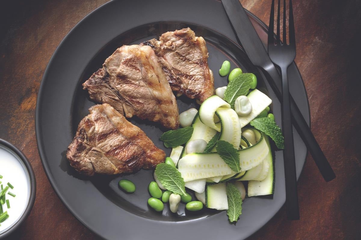 Courgettes grillées