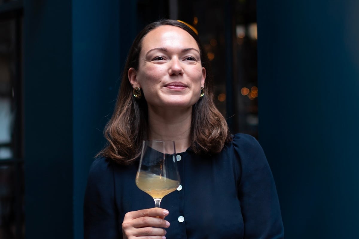 La sommelière Honey Spencer.