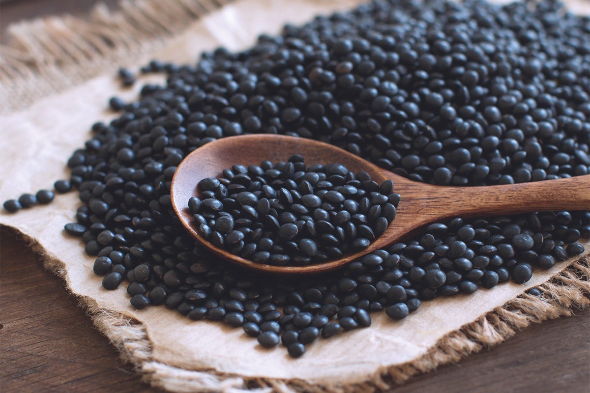 Lentilles noires