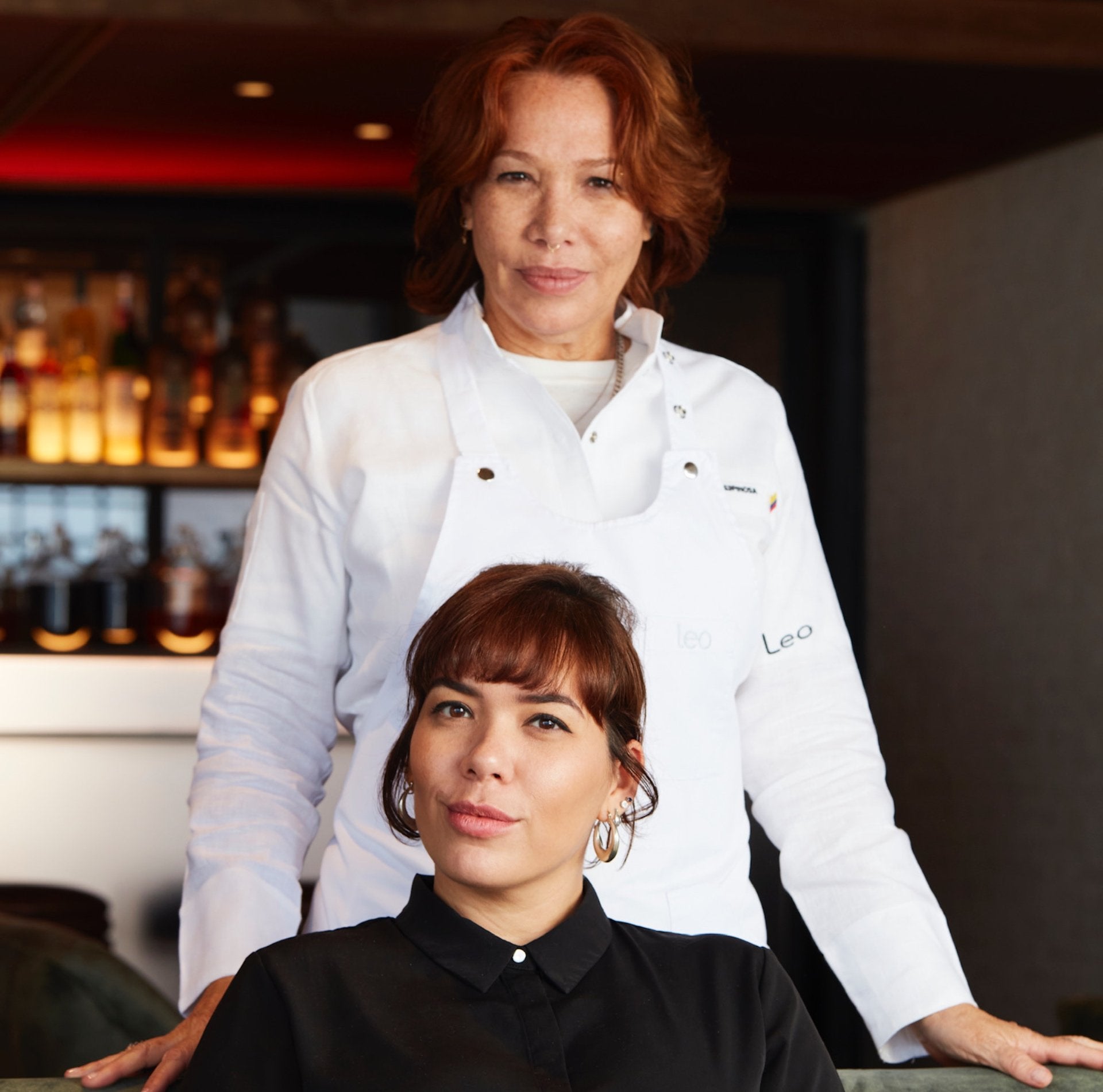 Leonor Espinoza et sa fille