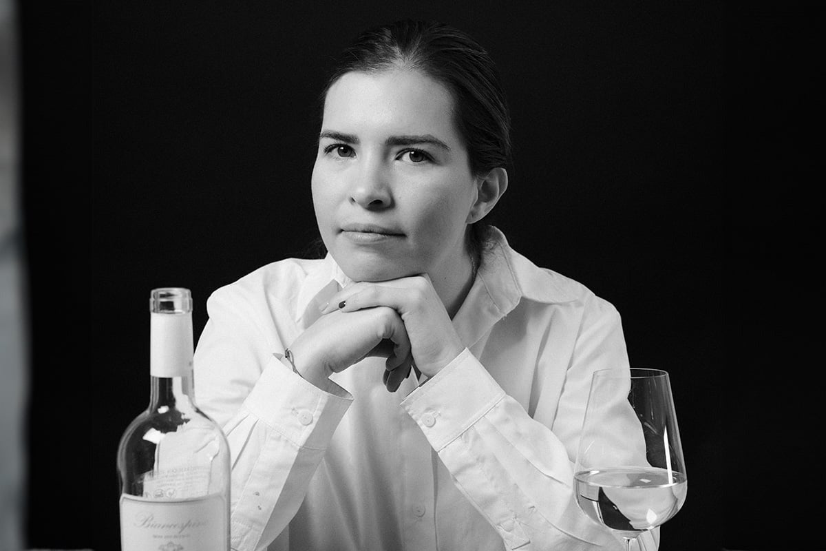 La sommelière Maria Eneida Fuentes.