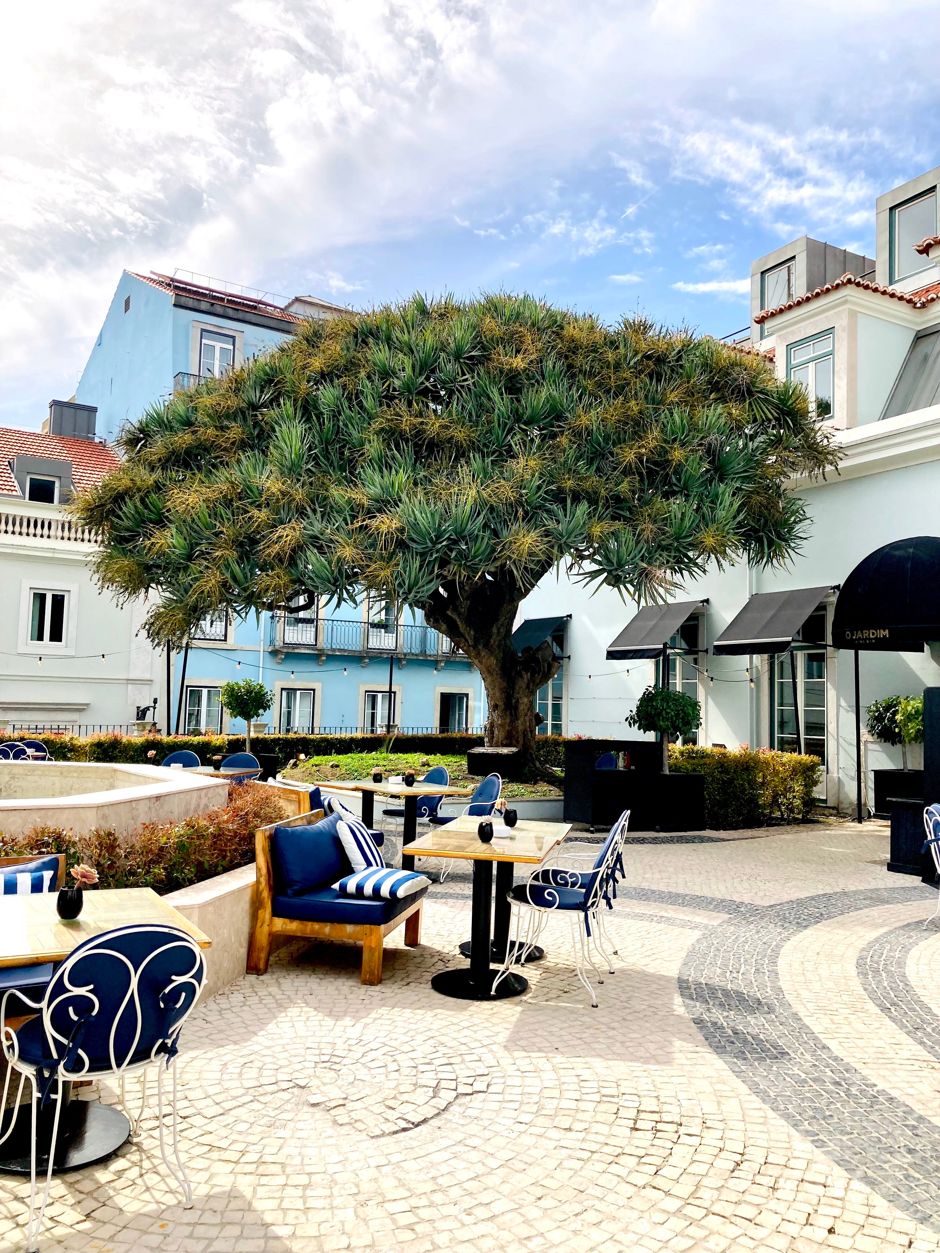 One Palácio da Anunciada, la terrasse