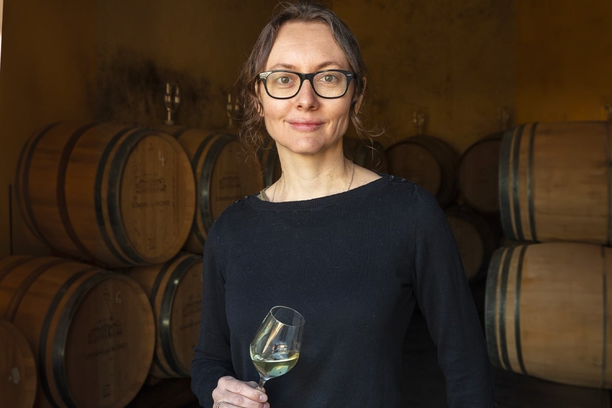 La sommelière Pascaline Lepeltier.