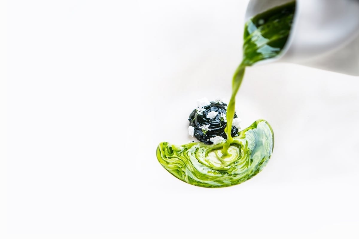 Figuiers marinés par le chef Ángel León chez Aponiente.