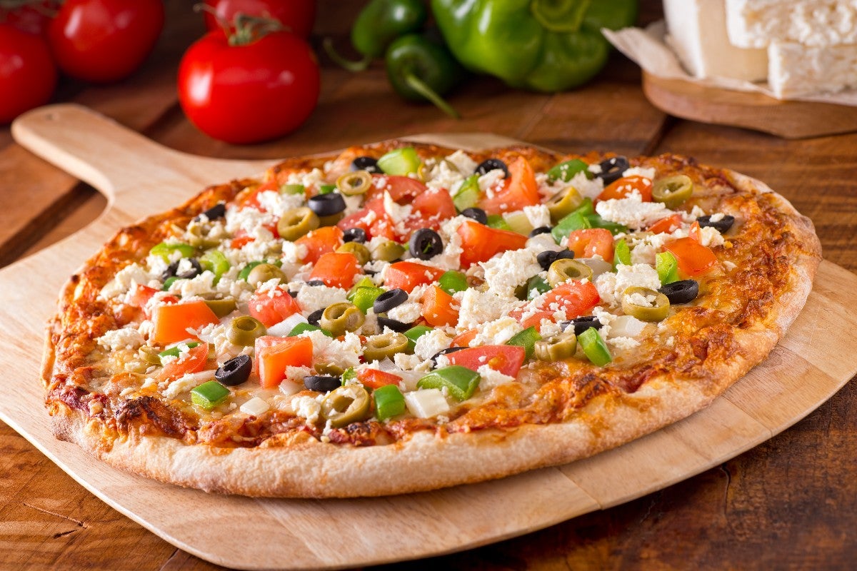 La pizza grecque