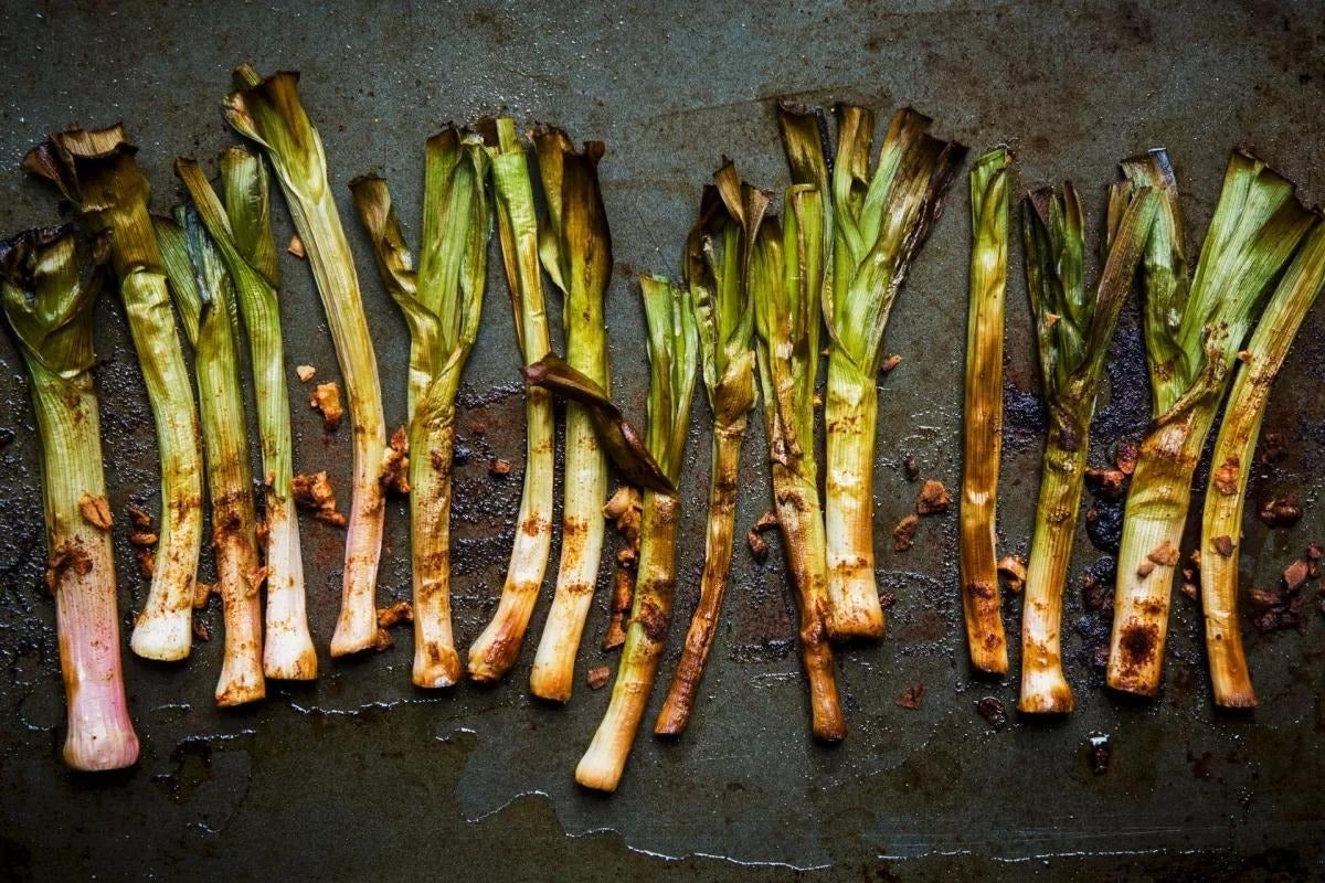 Poireaux grillés