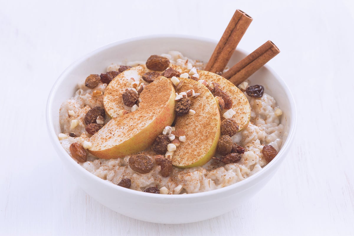 Porridge à la cannelle