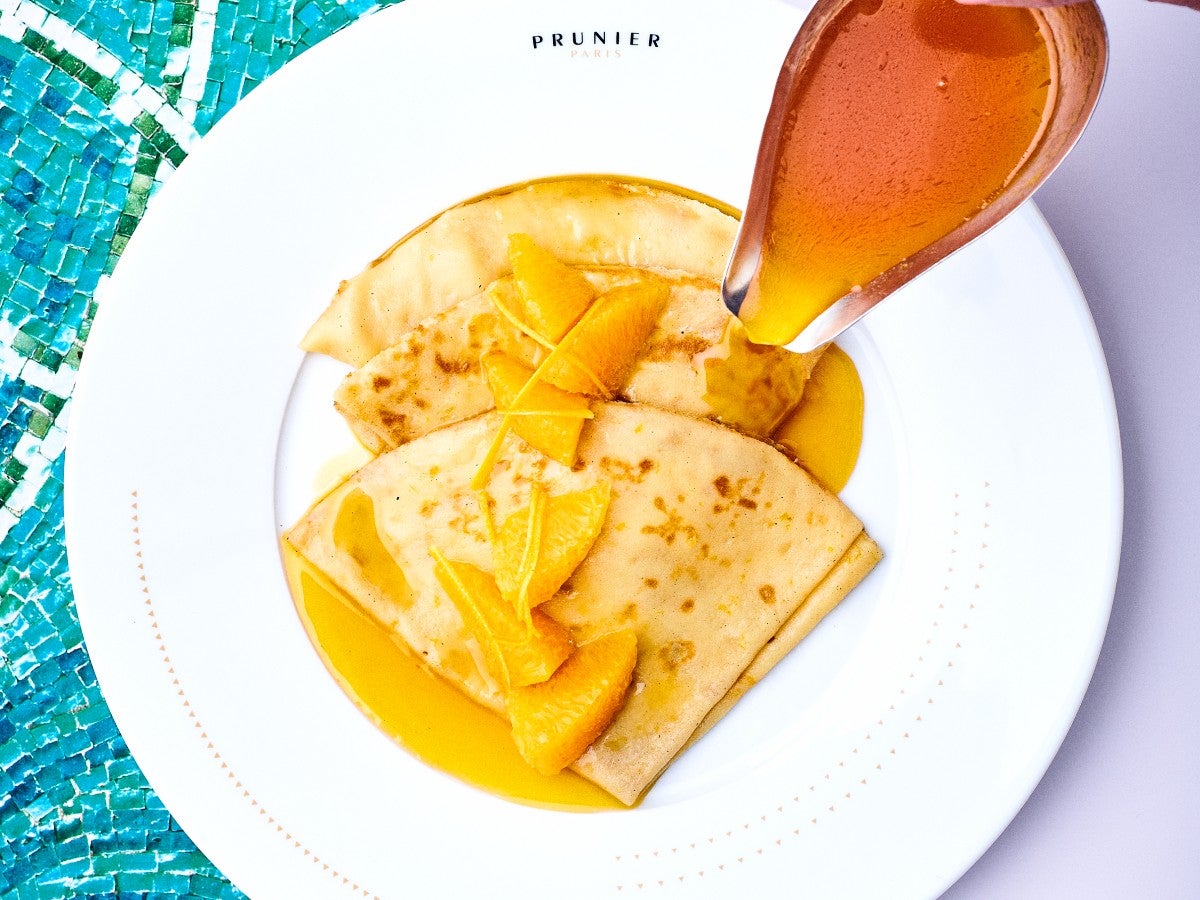 Crêpes Suzétte chez Prunier