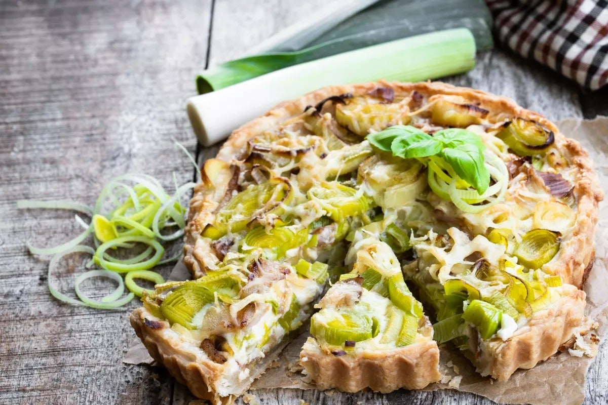 Quiche aux poireaux