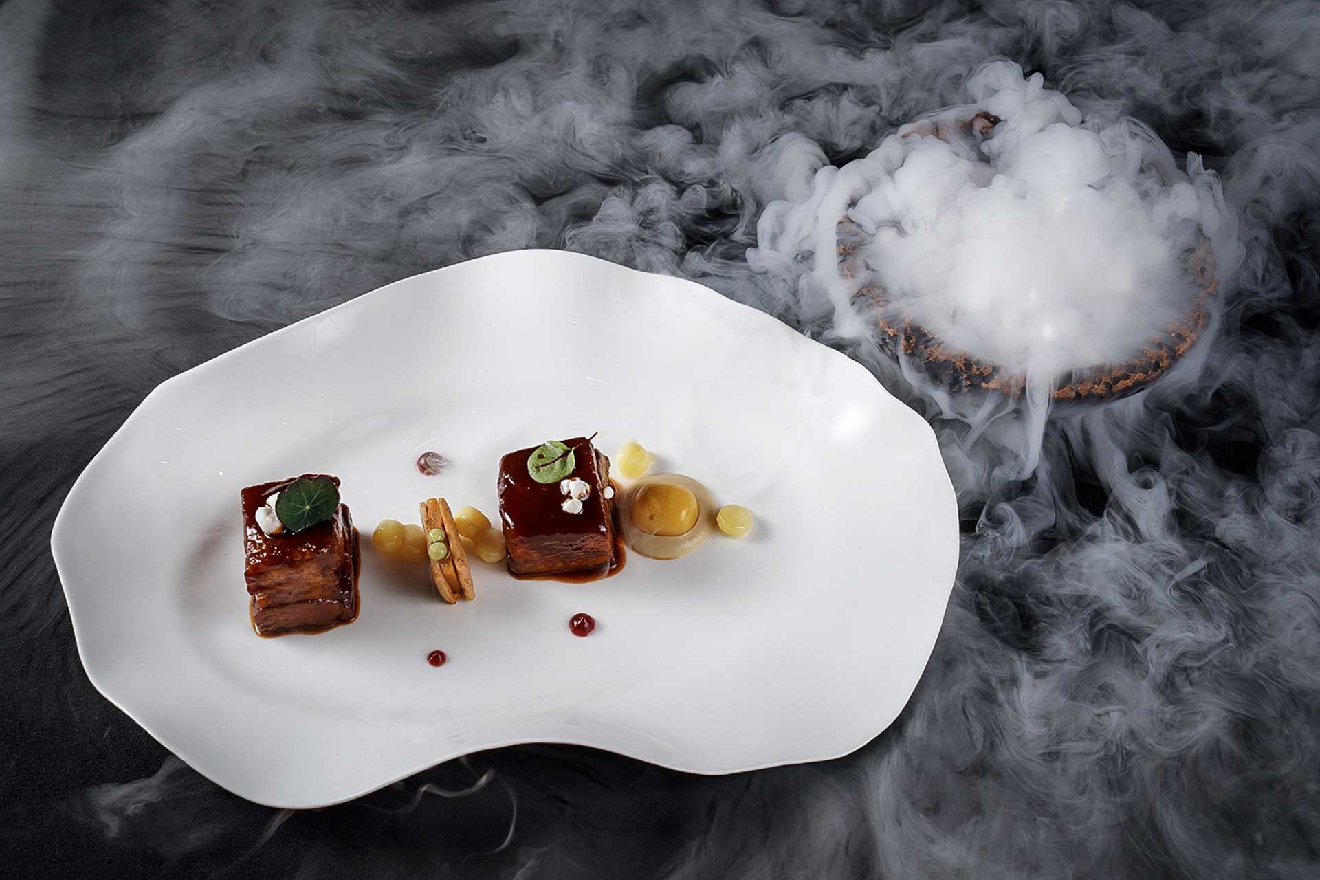 Plat signature d'Andrea Ravasio