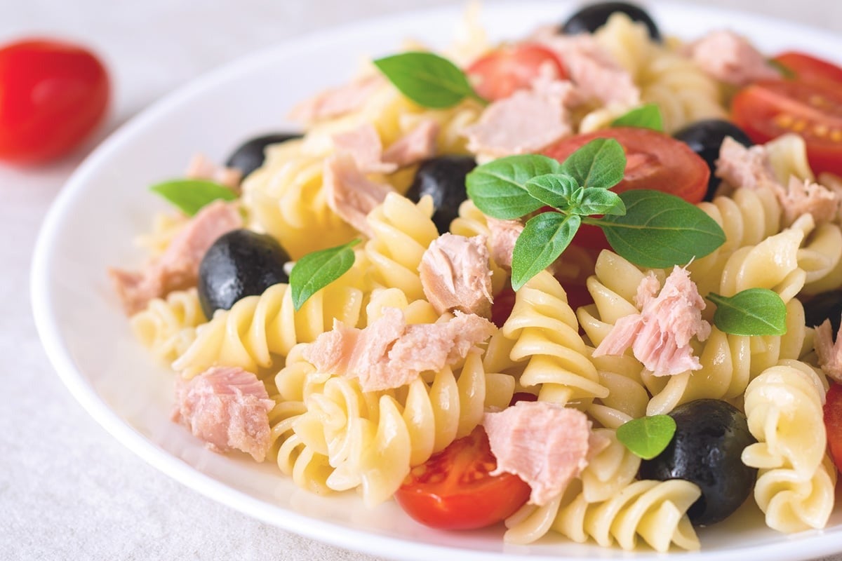 Salade de pâtes au thon