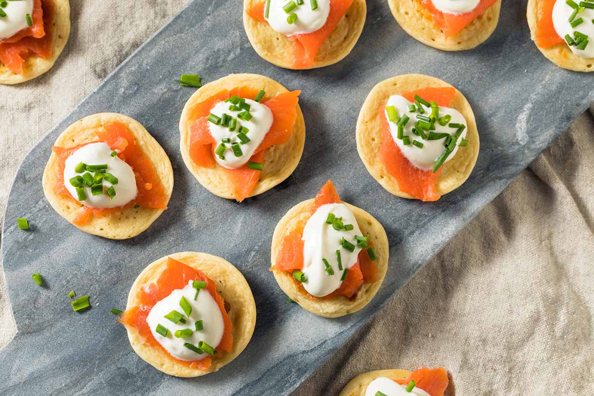 Blinis au saumon - Fine Dining Lovers