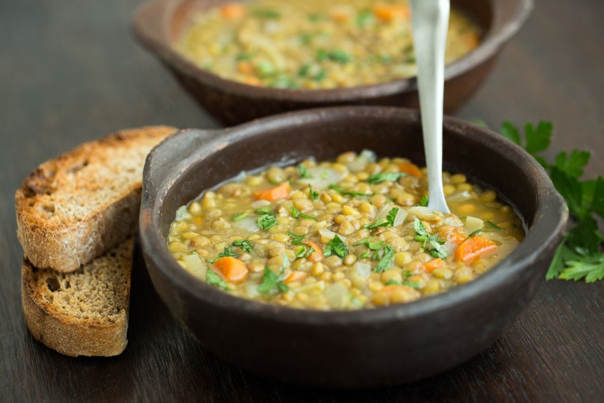 Soupe de lentilles