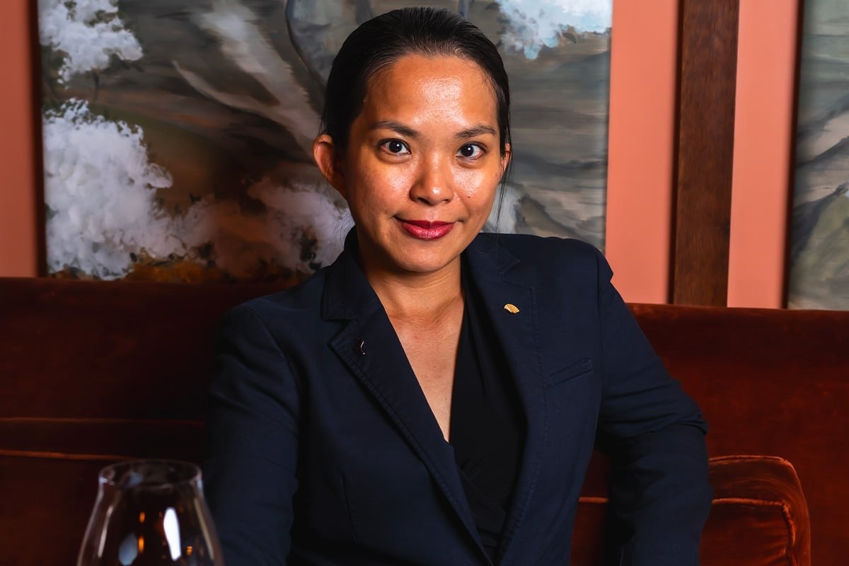 La sommelière Winnie Toh.