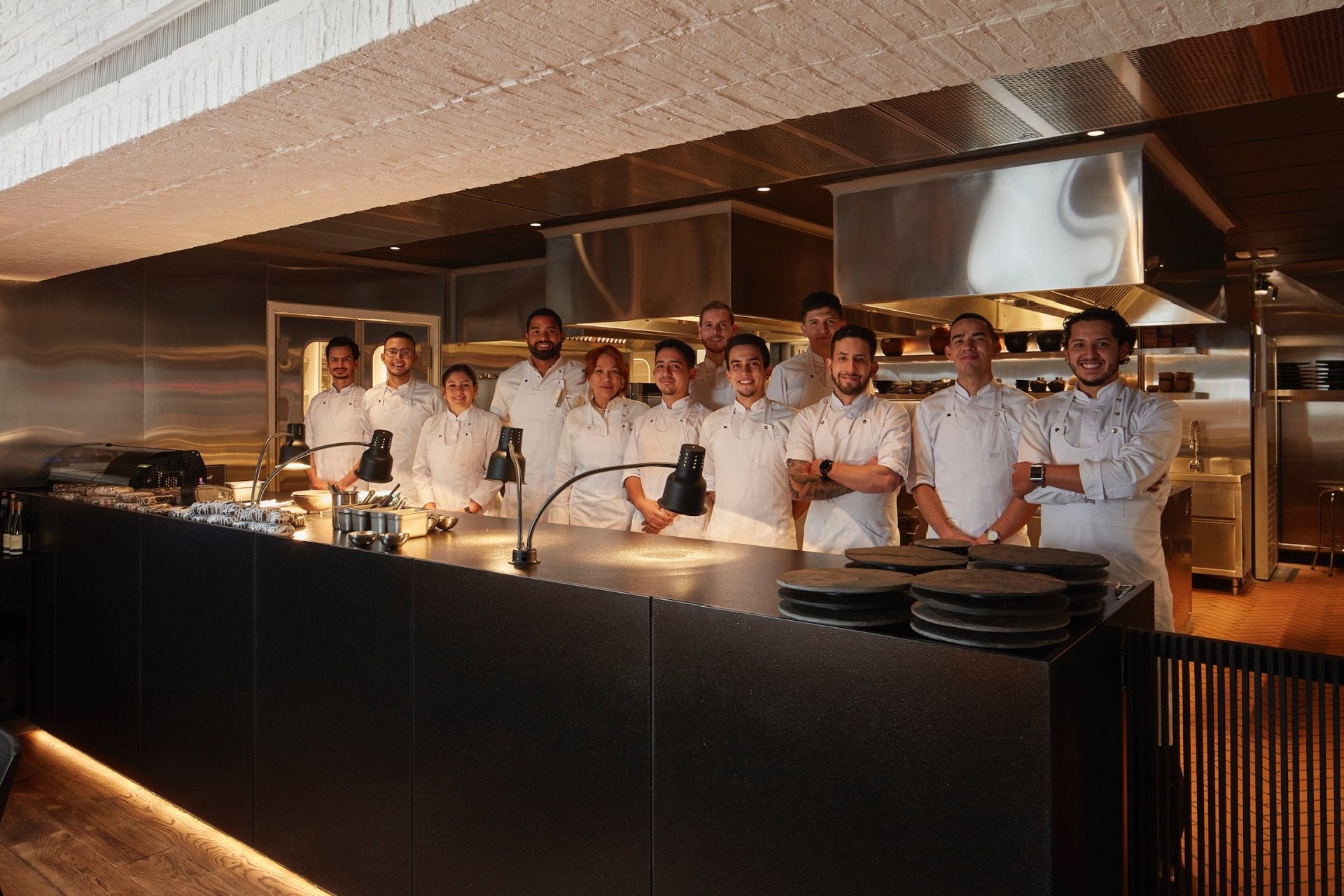 La brigade du restaurant Leo