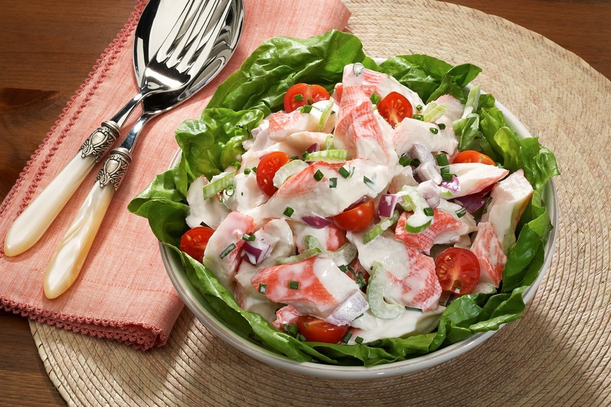 Salade de crabe