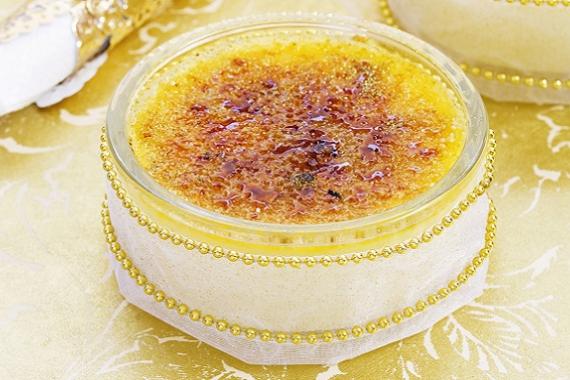 crème brûlée au champagne,
