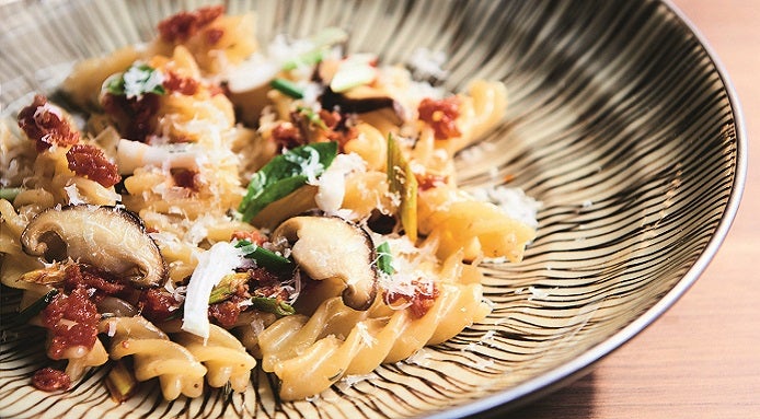 les fusilli soubressade et pecorino