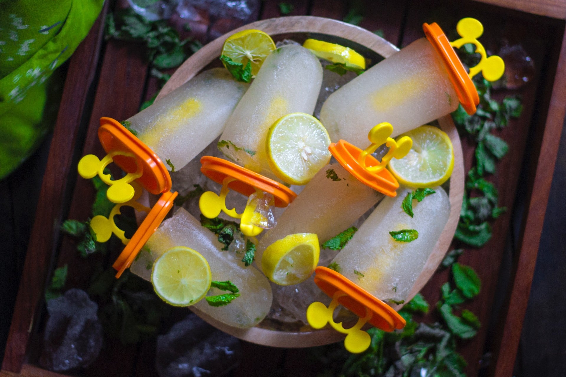 glaces à l'eau au limequat - Unsplah