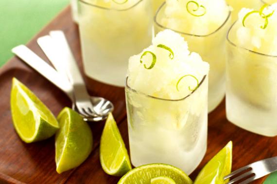 Granité de citron vert et vodka