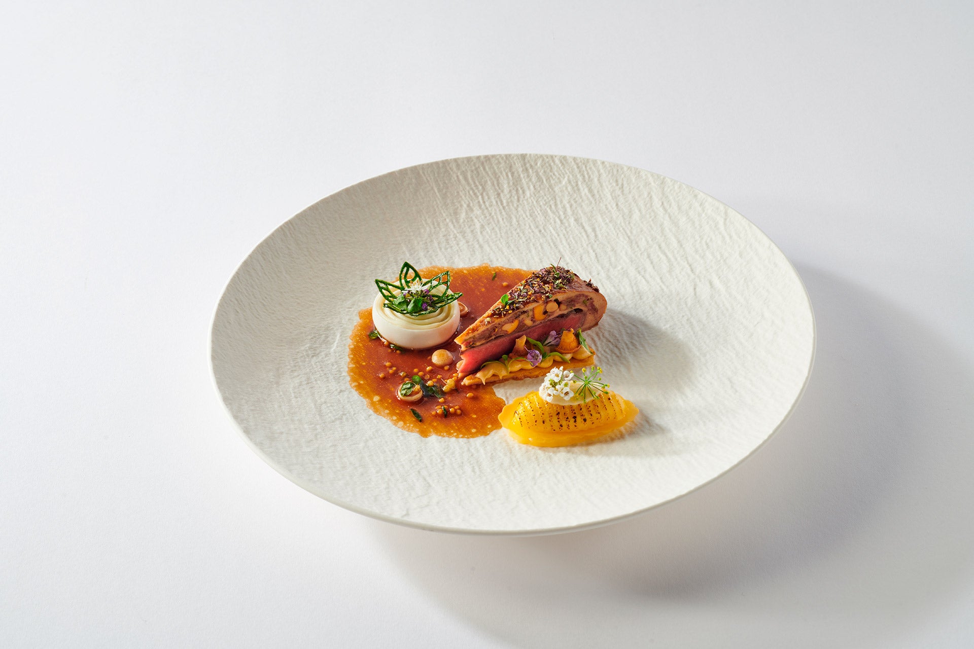 Le plateau de l'équipe islandaise - Bocuse d'Or 2021