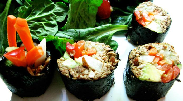 sushi vegetalien maroc