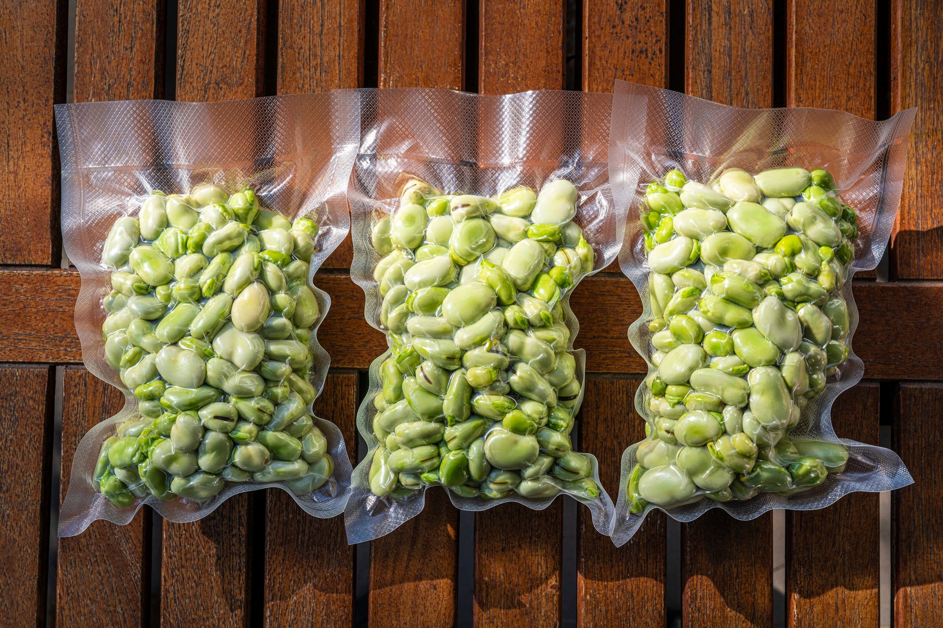 légumes sous vide
