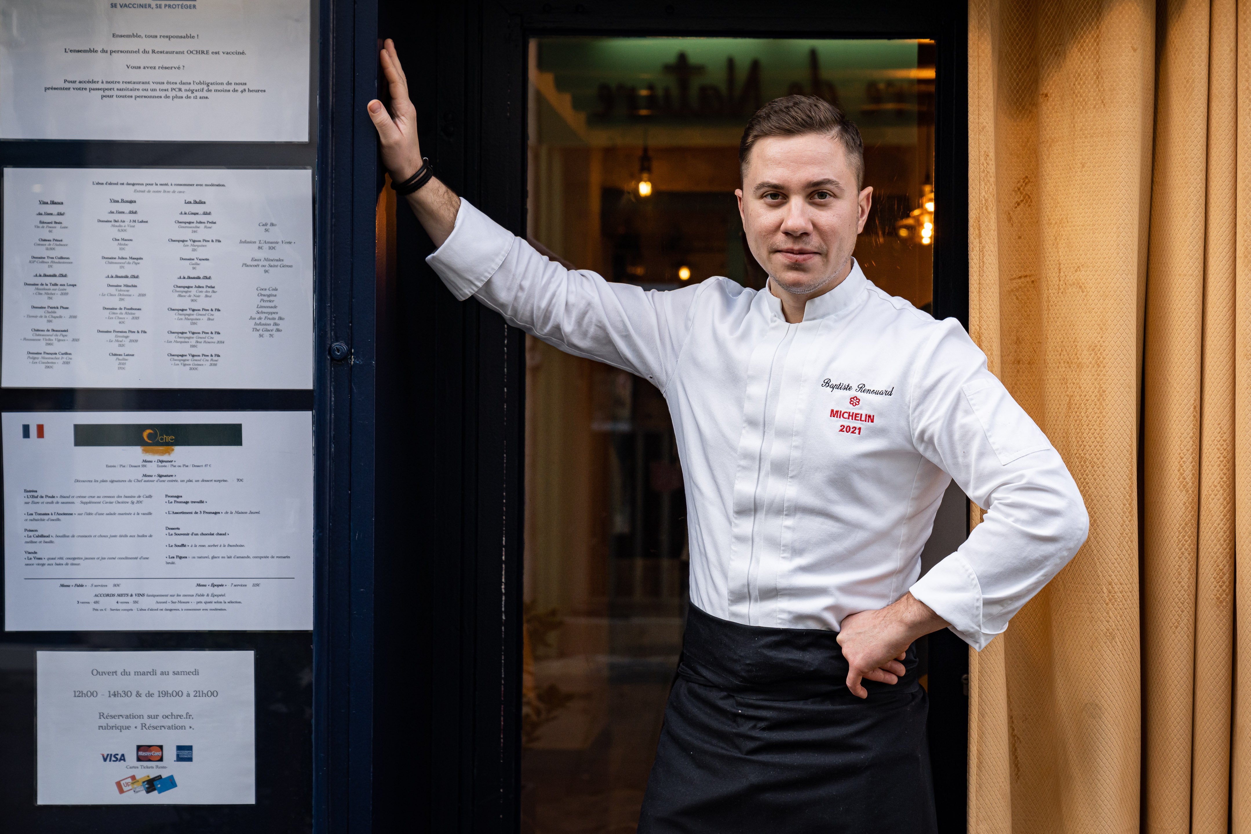 Le chef Baptiste Renouard