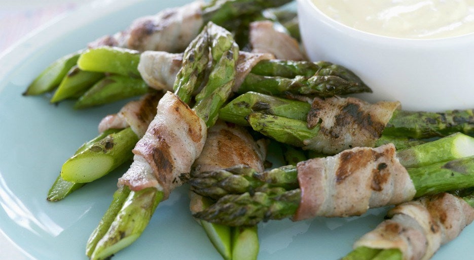 Asperges vertes au bacon