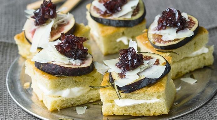 Focaccia figues et gelée de porto Focaccia figues et gelée de porto