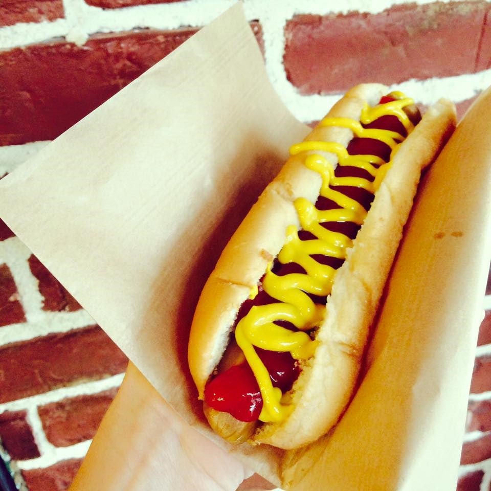 east side burger hot dog