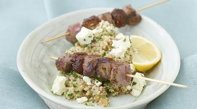 Brochettes d'agneau et dattes