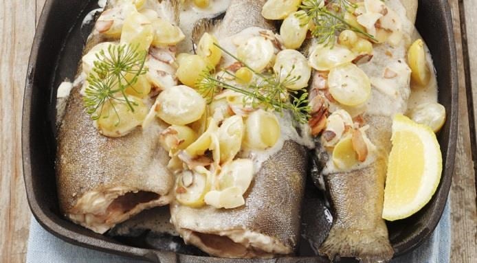truite aux amandes