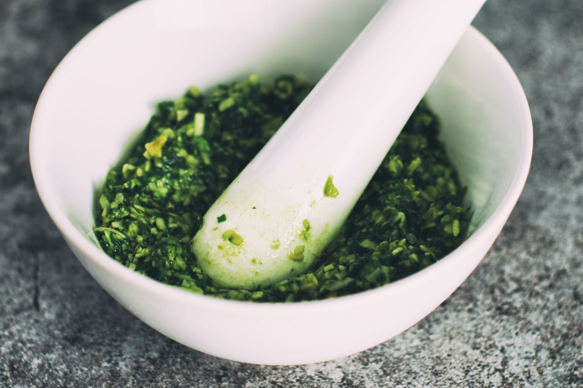 Pesto de vert de poireaux