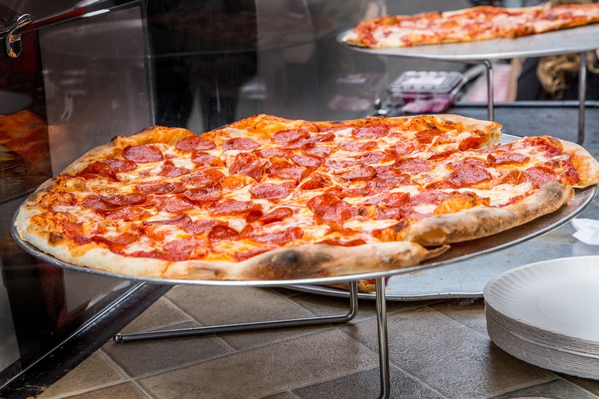 La pizza new-yorkaise