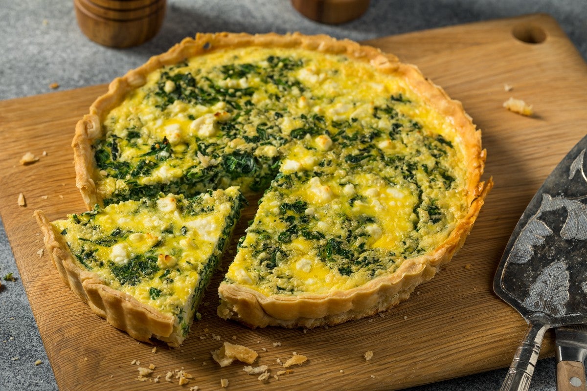 Quiche aux épinards