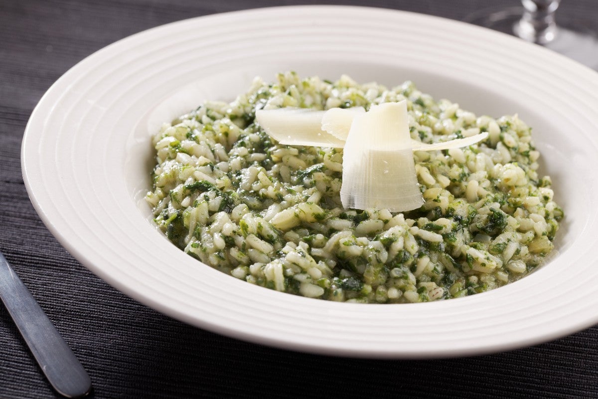 Risotto aux épinards