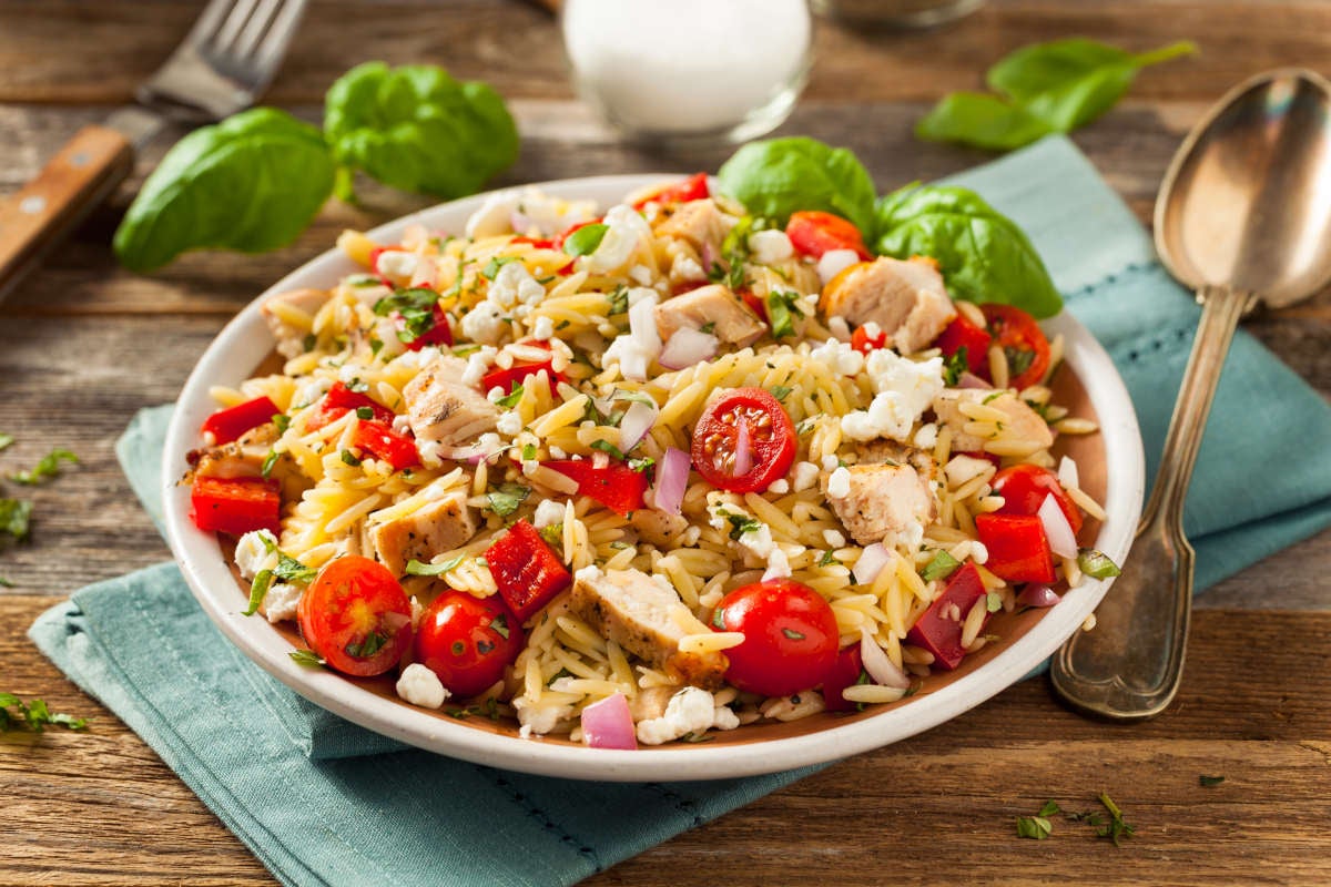 Salade de riz méditerranéenne