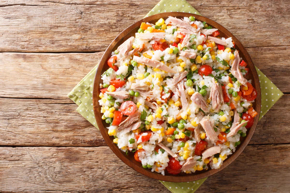 Salade de riz traditionelle