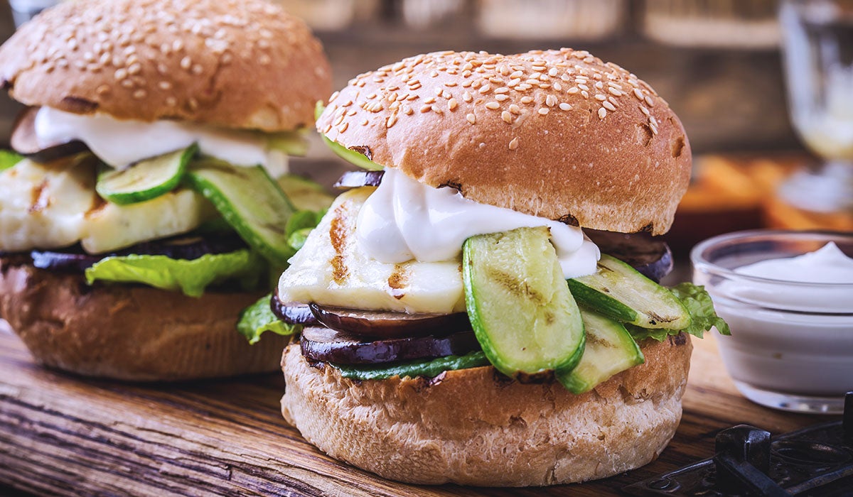Sandwich aux légumes grillés