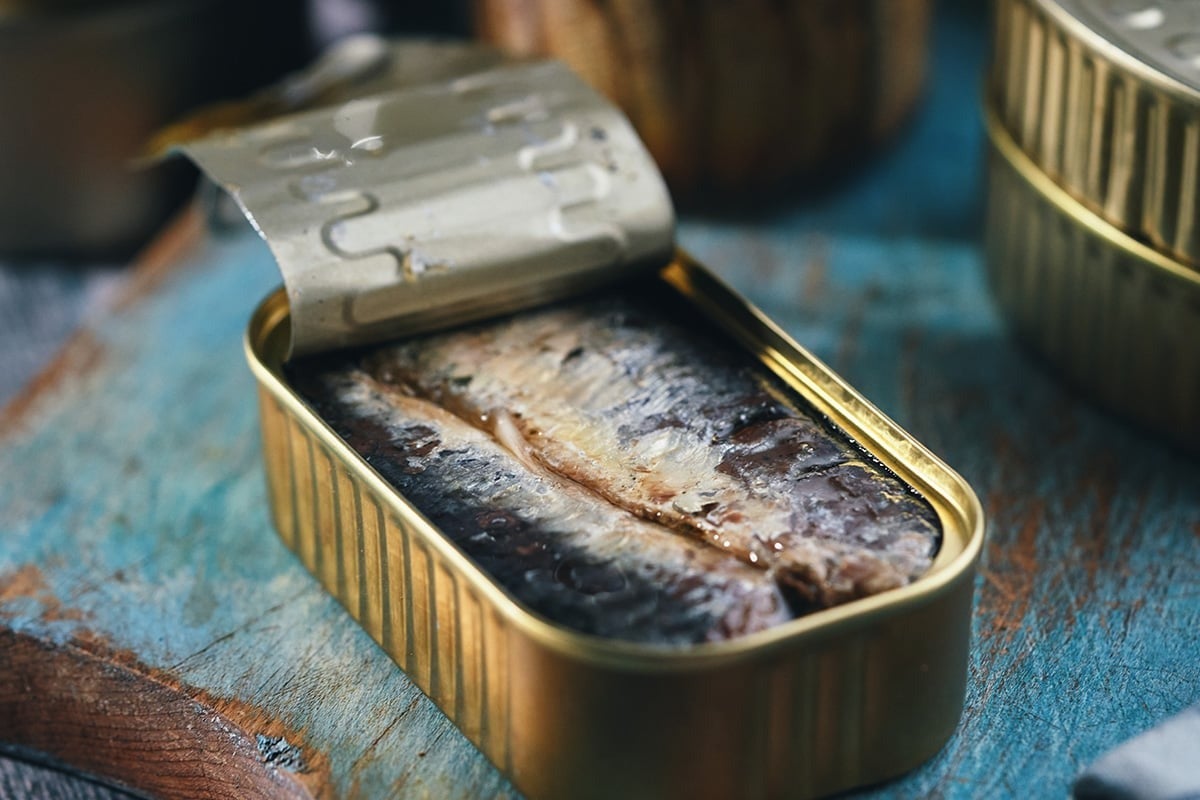 Sardines en conserve.