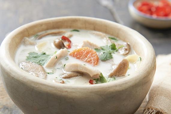 soupe de poulet à la citronnelle