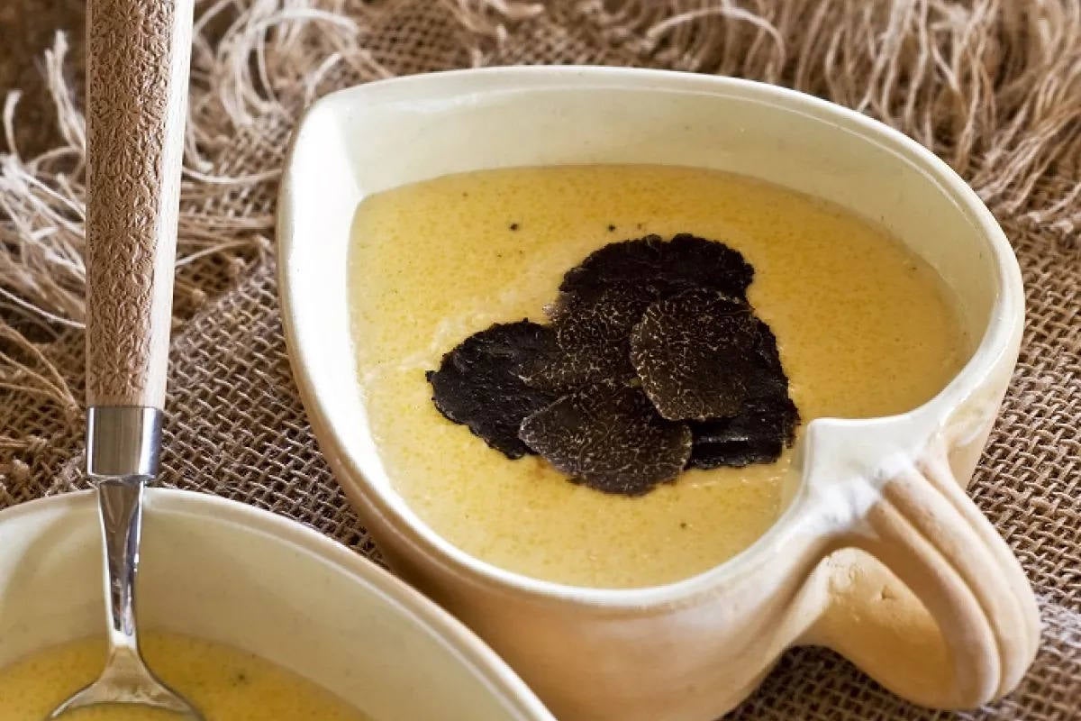 Soupe de polenta à la truffe - Fine Dining Lovers