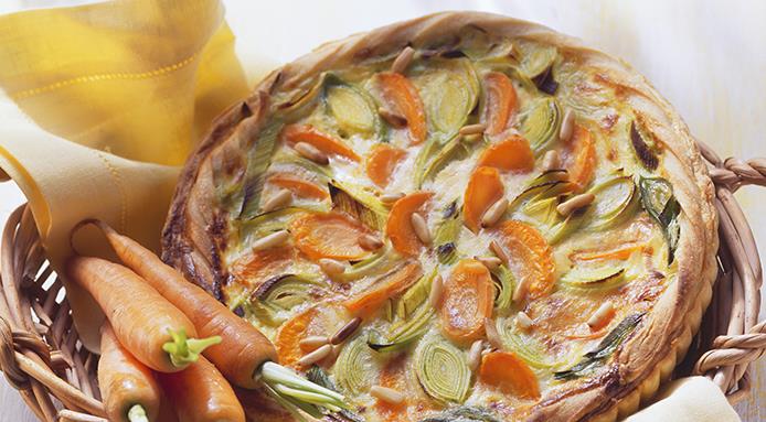 Quiches et tartes au vert de poireau